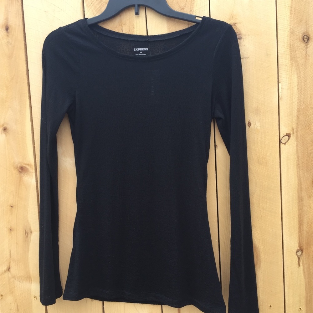 Express Black Long Sleeve NWT